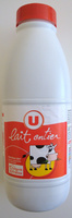 Lait entier stérilisé UHT