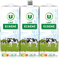 Lait UHT écrémé - 6 briques de 1L