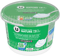 Fromage blanc nature 7,6%MG - 1kg
