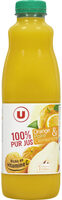 Pur jus orange et Fruits poire clémentine