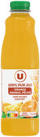 Pur jus orange et Fruits ananas pêche bouteille de 1l