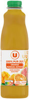 Pur jus orange et fruits mangue goyave bouteille de 1l