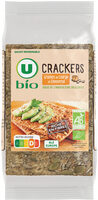 Crackers bio emmental et graines de courge paquet de 200g