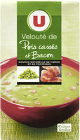 Velouté pois cassé et bacon aromatisé