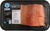 Pavé de truite avec peau, élevée en France, 2 pièces - 240g