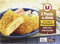 Escalope de dinde panée à la Normande