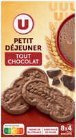 Biscuits Petit déjeuner tout chocolat paquet de 400g