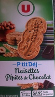 P´tit déj Noisettes Pépites de chocolat