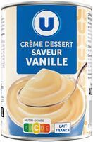 Crème dessert saveur vanille 400g