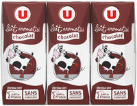 Lait aromatisé chocolat