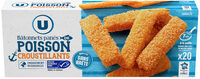 Bâtonnets panés de poisson blanc croustillant MSC 20 unités, 600g