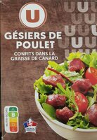 Gésiers de volaille confits