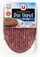 Steak haché, 5% Matière Grasse, France, VBF , 1 pièce - 125g