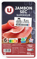 Jambon sec supérieur - x6 tranches, 150g
