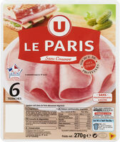 Jambon de Paris découenné et dégraissé