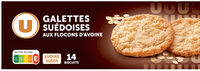 Galettes suédoises aux flocons d'avoine nature