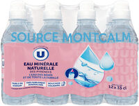 Eau minérale MONTCALM 12 bouteilles de 33cl