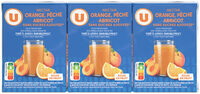 Nectar orange/pêche/abricot sans sucres ajoutés, briquette 6x20cl