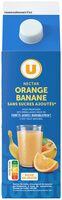 Nectar orange/banane sans sucres ajoutés brique 2L