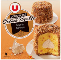 Dômes glace meringue crème brûlée x 4, 280g