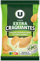 Chips saveur fromage frais - 135g