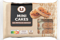 Mini cakes aux pépites de chocolat 12 pièces, 450g