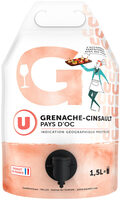 Pays d'OC IGP rosé Cinsault Grenache