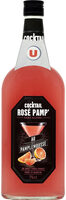 Cocktail sans alcool rose pamplemousse