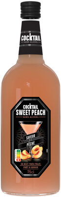 Cocktail sans alcool pêche bouteille de 75cl