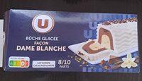 Bûche glacée façon dame blanche