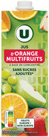 Jus d'orange/multifruits ABC, en brique 1L