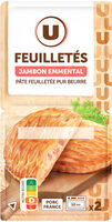 Feuilletés jambon/emmental x2, 280g
