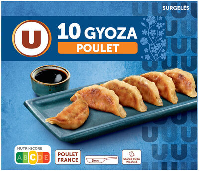 Gyoza poulet et légumes avec sauce soja