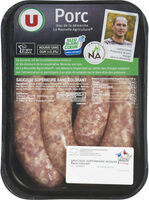 Saucisse supérieure roulée gros grain, France, barquette, 500g