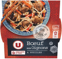 Boeuf aux oignons et nouilles