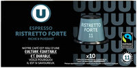Café torréfié et moulu espresso ristretto forte