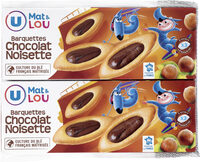 Barquettes au chocolat et aux noisettes