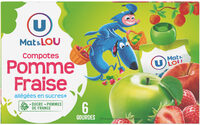 Gourdes allégée en sucres pomme fraise