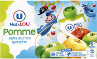 Gourdes à la pomme sans sucre ajouté 6x90g