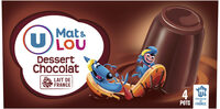 Dessert lacté gélifié au chocolat 4x100g