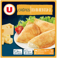 Crêpes emmental 10 unités, 500g