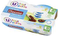P'tit lacté saveur chocolat dès 8 mois,