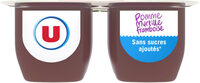 Purée pommes myrtille framboise sans sucres ajoutés 4 pots de 100g