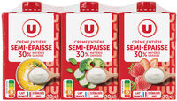 Crème semi-épaisse, 30%MG, Brique 3x20cl