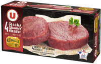 Effeuillés steaks pur boeuf race limousin 10%mg VBF