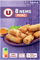 Nems porc - X8 - 220g