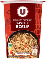 Nouilles cuisinées cup saveur boeuf 70g