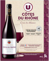 Vin rouge Côtes du Rhône AOP rouge Croix des Alliances