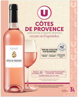 Vin rosé AOP Côtes de Provence Cellier des Espérides fontaine à vin 3L