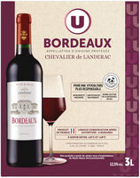 Bordeaux AOP rouge Chevalier de Landérac fontaine à vin 3L